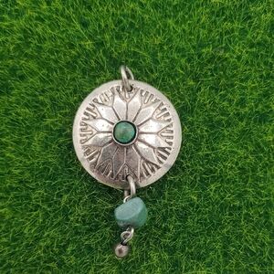 Silver and Turquoise Pendant P322